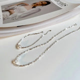 925 Sterling Silver Charms Bracelet Pearl Present Charm Brac
