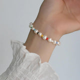 Baroque Pearl Candy Charm Bracelet for Women