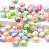 5x8mm Glass Beads 2mm Hole Colorful Abacus Shape DIY Loose Beads