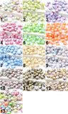 5x8mm Glass Beads 2mm Hole Colorful Abacus Shape DIY Loose Beads