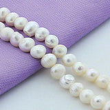925 Silver Charm Bracelet with Natural Freshwater Pearls
