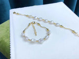 9-10mm Freshwater Pearl Charm Bracelet for Women