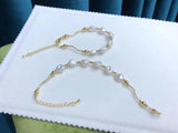 9-10mm Freshwater Pearl Charm Bracelet for Women