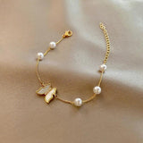 S925 Silver Baroque Pearl Bracelet, Retro Style for Women