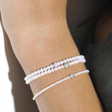 Pearl Single Zircon Bracelet S925 Sterling Silver