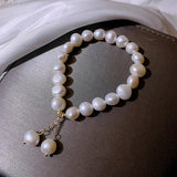 Baroque Freshwater Pearl Charm Bracelet