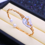 Freshwater Baroque Pearl Bracelet for Women Party Jewelry