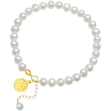 18K Fuzi Pearl Bracelet for Women