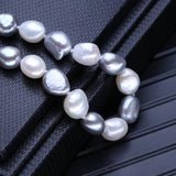 Natural Freshwater Baroque Pearl Bracelet Big Beads Jewelry Gift