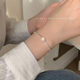 Starmoon Light S925 Silver Pearl Bracelet for Women