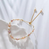 Natural Baroque Freshwater Pearl Bracelet 14K Filled Women