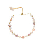 Natural Baroque Freshwater Pearl Bracelet 14K Filled Women