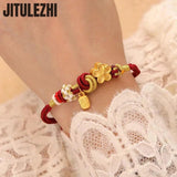 18K Women's Retro Peach Blossom Bracelet