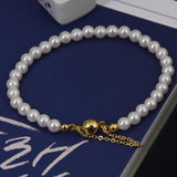 Shijia Round High-Gloss Pearl Bracelet 18K Wholesale