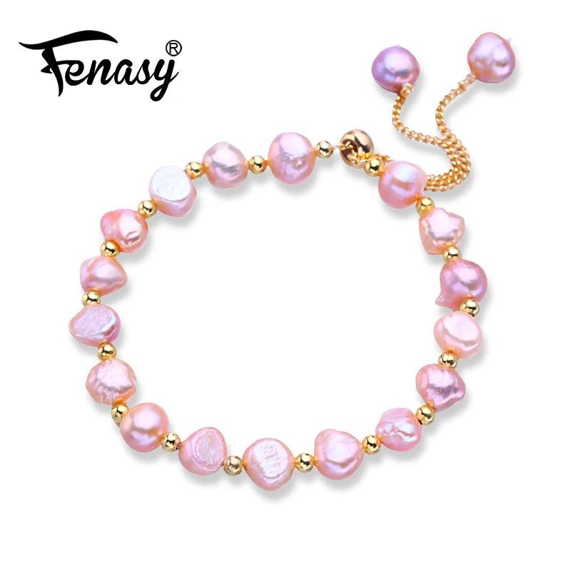 Baroque Pearl Bracelet Women Girl Birthday Gift