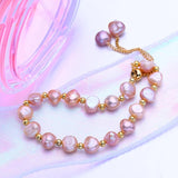 Baroque Pearl Bracelet Women Girl Birthday Gift