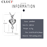 S925 Sterling Silver Crown Pendant Mounting for Women