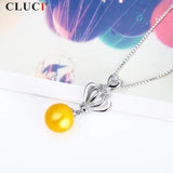 S925 Sterling Silver Crown Pendant Mounting for Women