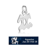 925 Silver 12 Constellation Charm Pendant for Jewelry
