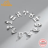 925 Silver 12 Constellation Charm Pendant for Jewelry