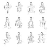 925 Silver 12 Constellation Charm Pendant for Jewelry