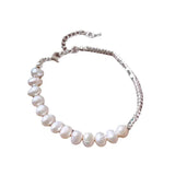 Baroque Pearl Charm Bracelet - No Fade