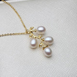 Freshwater Pearl Pendant Necklace for Women, Wedding Gift