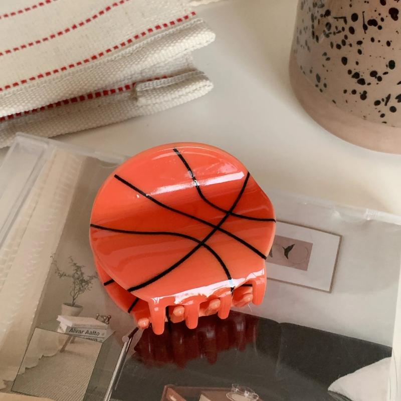 Muweordy Ball Hair Clip Basketball Rugby Hair Claw Creative Crab Hair Clip