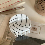Muweordy Ball Hair Clip Basketball Rugby Hair Claw Creative Crab Hair Clip