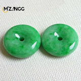 Jadeite Green Peace Buckle Necklace Personality Jewelry Men's and Women's