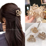Small Women Alloy Hair Claws Girls Claw Clip Hairpin Headdress Hair Accesso