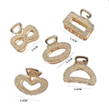 Small Women Alloy Hair Claws Girls Claw Clip Hairpin Headdress Hair Accesso