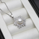 Freshwater Pearl Pendants 925 Silver For Women