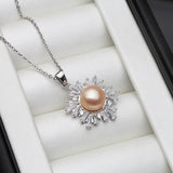 Freshwater Pearl Pendants 925 Silver For Women