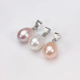 Natural South Sea Pearl Pendant AAA Silver Necklace