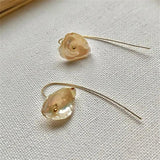 Metal Freshwater Pearl Earrings European And American Style Personality