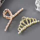 Alloy Geometric Large Hairpin Barrettes for Women Girls