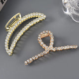 Alloy Geometric Large Hairpin Barrettes for Women Girls
