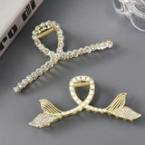 Alloy Geometric Large Hairpin Barrettes for Women Girls