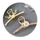 Alloy Geometric Large Hairpin Barrettes for Women Girls