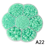 AB Pearl Flat Bottom Headdress Hair Accessories DIY Paste Drill
