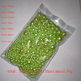 3-12mm Mix size 40g Pearl Beads for Needlework & Jewelry Making