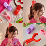 Arrietty Cosplay Shark Hair Clip Red Ponytail Hairpin Hair Claw Headwear