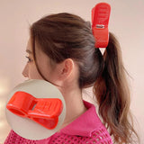 Arrietty Cosplay Shark Hair Clip Red Ponytail Hairpin Hair Claw Headwear