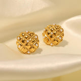 Youthway Vintage Argyle Pearl Earrings