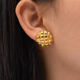 Youthway Vintage Argyle Pearl Earrings