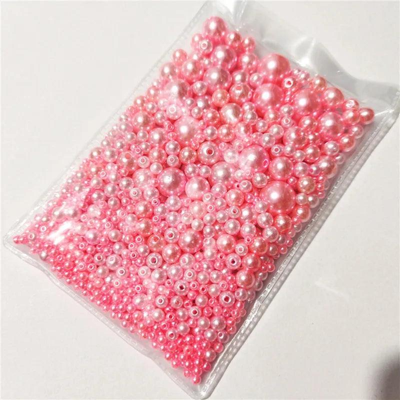 3-12mm Mix Size 1150pcs Pearl Beads for Needlework & Jewelry Making