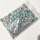 1150pcs Pearl White Plastic Pearl Beads 3-12mm Mixed Size