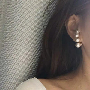 Pearl Ear Cuffs Pendientes Jewelry Brincos