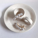 Pearl Ear Cuffs Pendientes Jewelry Brincos